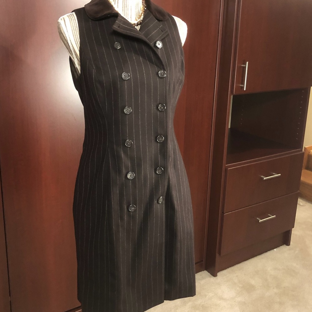 Double-Breasted Pinstripe Dress from Ralph Lauren